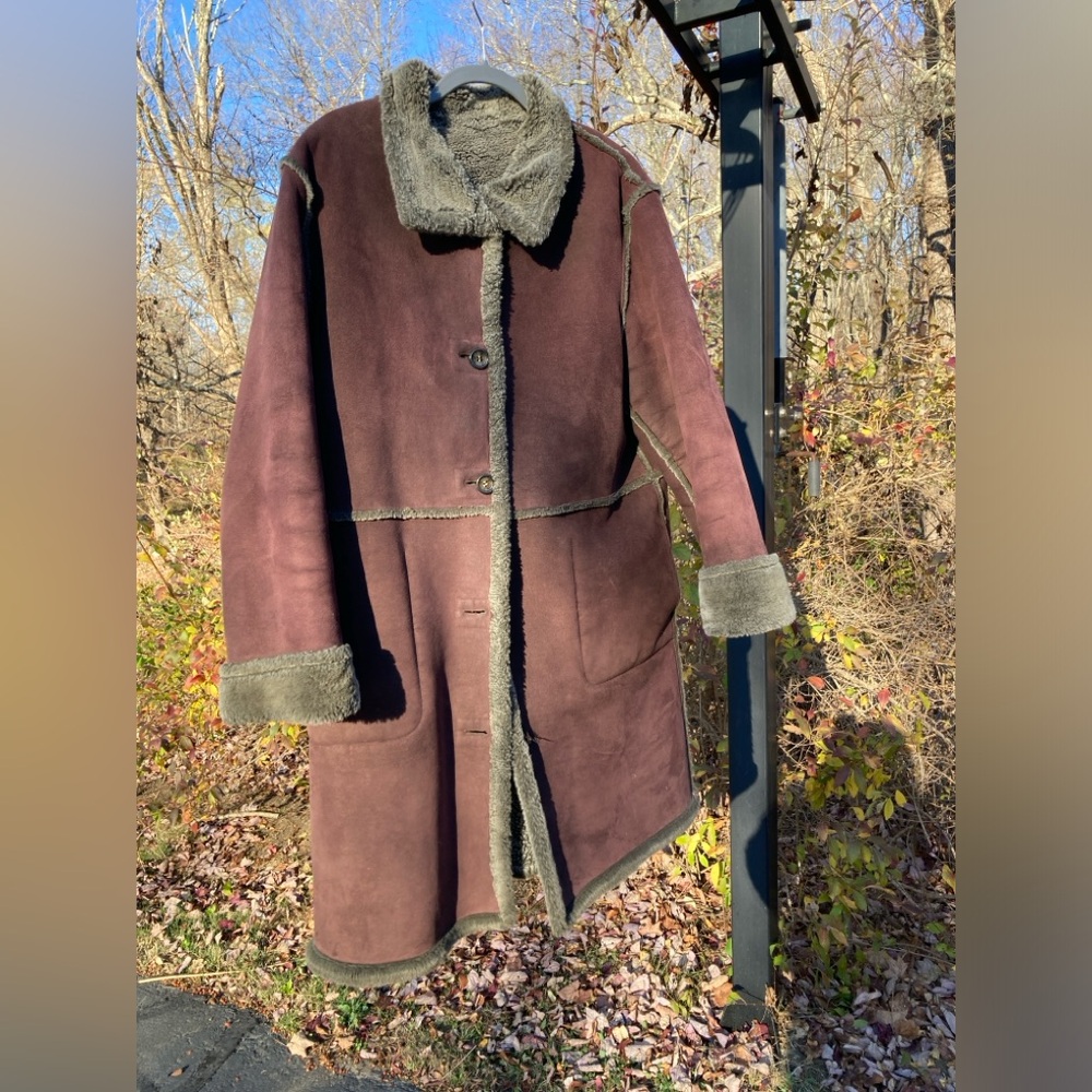 Sheepskin Coat may be synthetic.